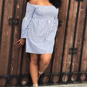 Off the shoulder dress